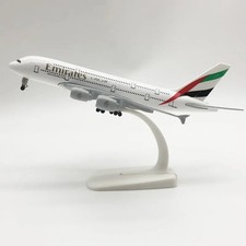 EMIRATES A380 20CM AIRBUS WHEELS METAL AIRCRAFT DIECAST PLANE MODEL GIFT 1:400