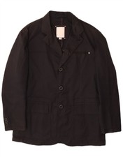 Giacca blazer uomo PEUTEREY 3 bottoni IT 54 XL nero cotone AI19