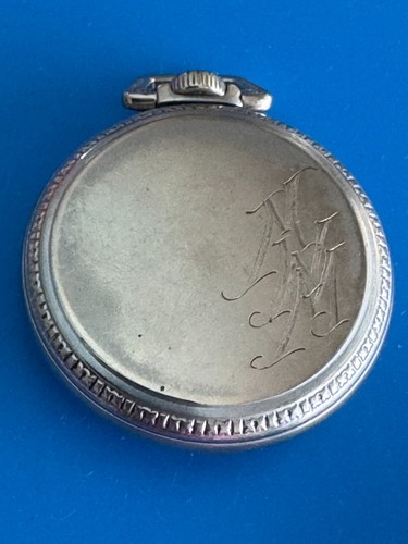 VINTAGE 16 SIZE KEYSTONE POCKET WATCH CASE LEVER SET ONLY BASE METAL - Afbeelding 2 van 5