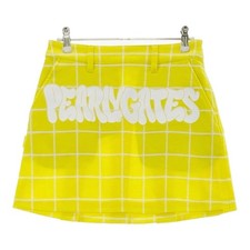 SIZE:00 PEARLY GATES 2024 Skirt Yellow 240101455576 Golf Wear Used STST-0