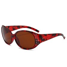 Diamante Rhinestone Designer Wrap Sunglasses - Women Ladies Celebrity Style