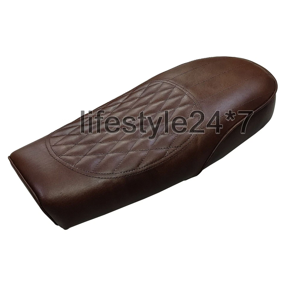 Royal Enfield "D28 Premium Touring Leather Dual Seat" For GT & Interceptor 650 - Imagem 2 de 4