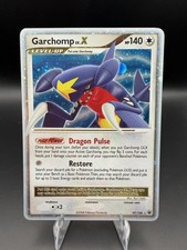 2008 Pokemon Garchomp LV.X 97/100 Majestic Dawn Holo (PRINT LINE!)
