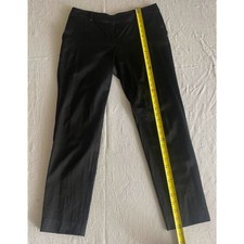 St. John Black Evening Pants Women  s 6 Ankle Length Designer Classic VTG USA