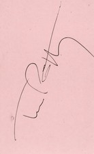 1980s Tom Petty Signed Card  2x3