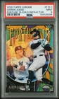 2025 Topps Chrome Fortune 15 Aaron Judge Gold Refractor PSA 9