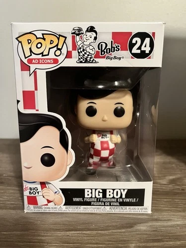 Funko Pop! Vinyl Big Boy Bob's Big Boy Ad Icons #24 Figure 2018 Multicolor