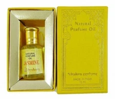 100% Pure Shree Chakra Jasmine Natural Perfume Fragrance Oil 10ml