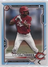 2021 Bowman Draft Sky Blue 481/499 Jose Torres #BD-125 uk2