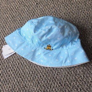 Miniso Minions Reversible Bucket Hat Women's Blue Despicable Me Bello