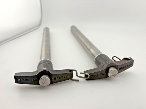 (2) NAS1341A2678 Ball Lock Pins 0.75" x 8.25" Grip T-Handle ANDEL 51147 - Used