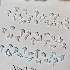 12 Grids Mini Mixed Bow Nail Art Charms Decorations Nail Accessories DIY