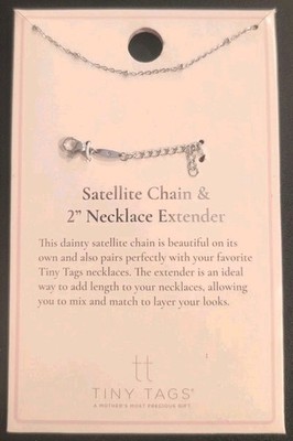 Tiny Tags Satellite Chain & 2'' Necklace Extender