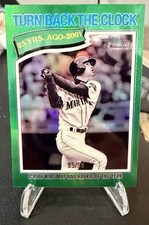 Ichiro Suzuki 2026 Topps Heritage #337 Turn Back the Clock Green Refractor #/99