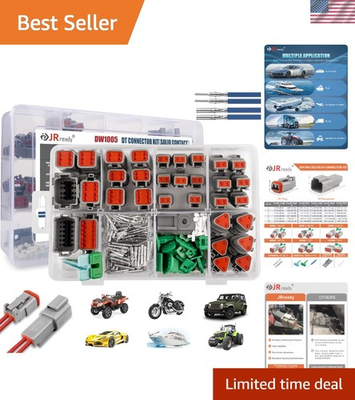 #ad 216 Pcs DT Waterproof Connectors Durable High Conductivity Solutions $270.97