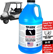 Golf Cart Battery Restore Liquid Solution - Restore - Repair - 6, 8, 12 Volt Lea