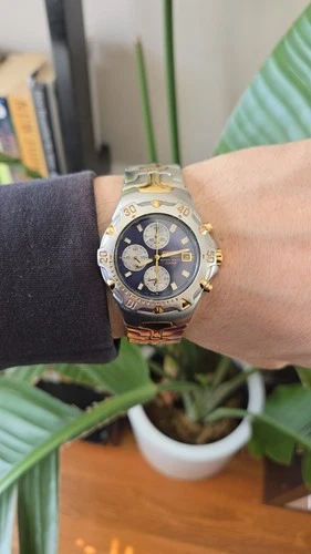 Vintage Seiko 7T32-6M49 chronograph alarm men's wristwatch