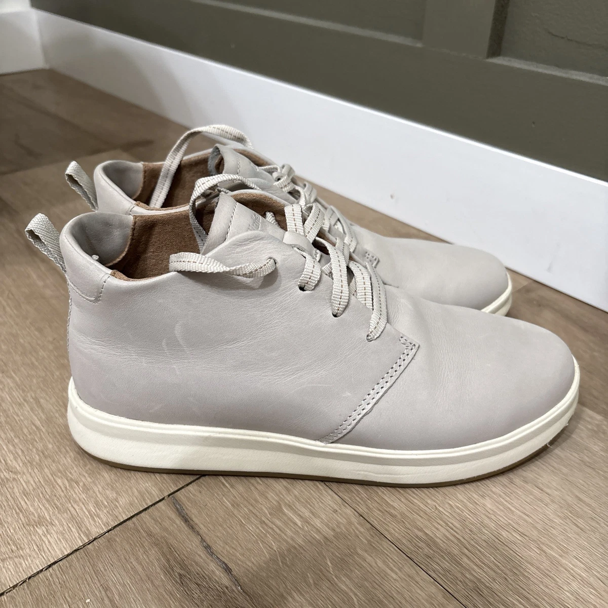 OLUKAI Olukai Wao Chukka Boots Waterproof Leather Cloudy Gray  WOMEN\'S Size 8.5 OluKai Boots for Women for sale | eBay main image 2