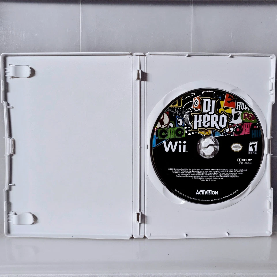 DJ Hero 1 & 2 Wii Game Bundle Lot CIB Complete Manuals Activision Music Party - Image 2 of 3