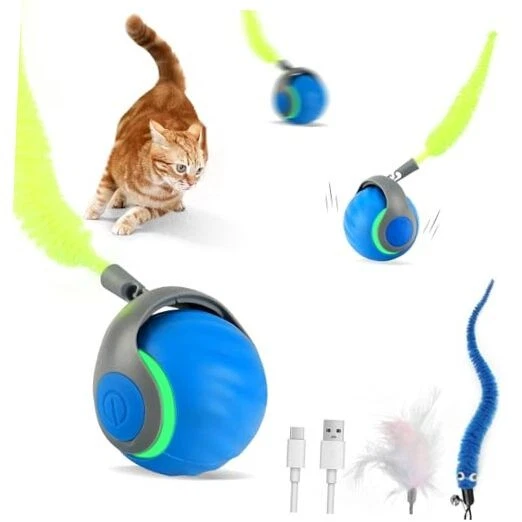 Interactive Cat Toys for Indoor Cats​​-​​Rechargeable​​ Moving ​​Cat Toy
Opens in a new window or ta