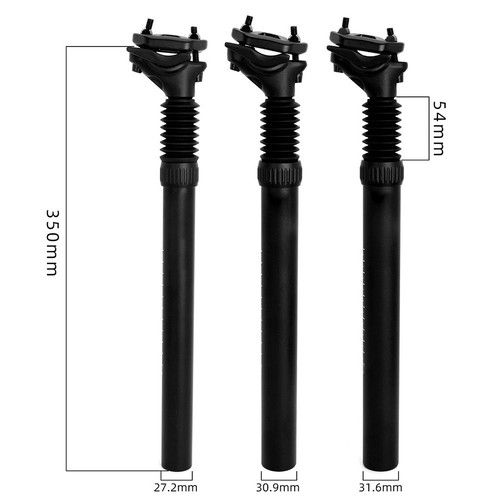 Tige De Selle Suspension Alliage Alu 30.9mm Amortie Gewage Pour VTT