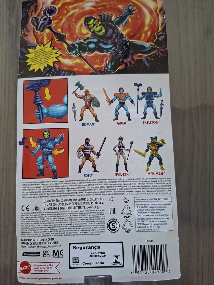 Mattel Les Maîtres de L'Univers Origins Skeletor Figurine - Photo 2/2