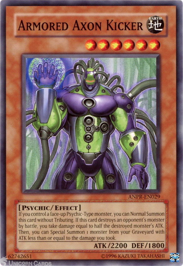 ANPR-EN029 Armored Axon Kicker : Common UNL Edition Mint YuGiOh Card