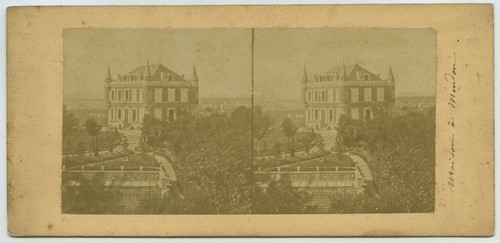 Stéréo circa 1860. Maison à Meudon. Échauguettes. - Picture 1 of 3