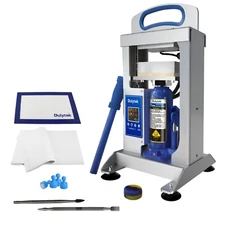 Dulytek DHP7 V5 All-In-One Heat Press Machine, 7-Ton Force, 6" Dual Heat Plates