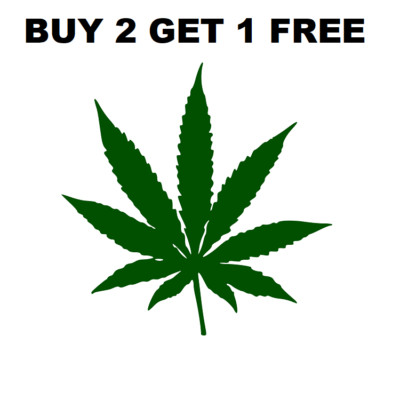 MARIJUANA POT LEAF weed Vinyl Decal Stickers Window Bumper sticker | eBay