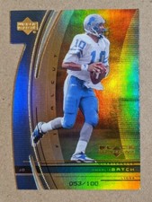 1999 BLACK DIAMOND FINAL CUT #39 CHARLIE BATCH #'D 53/100