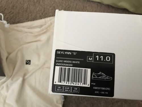 VANS SEYLYNN S LUKE MEIER OFF WHITE GREY CHUKKA SUPREME WTAPS VN000RAKGSI NEW 11 - Picture 3 of 7
