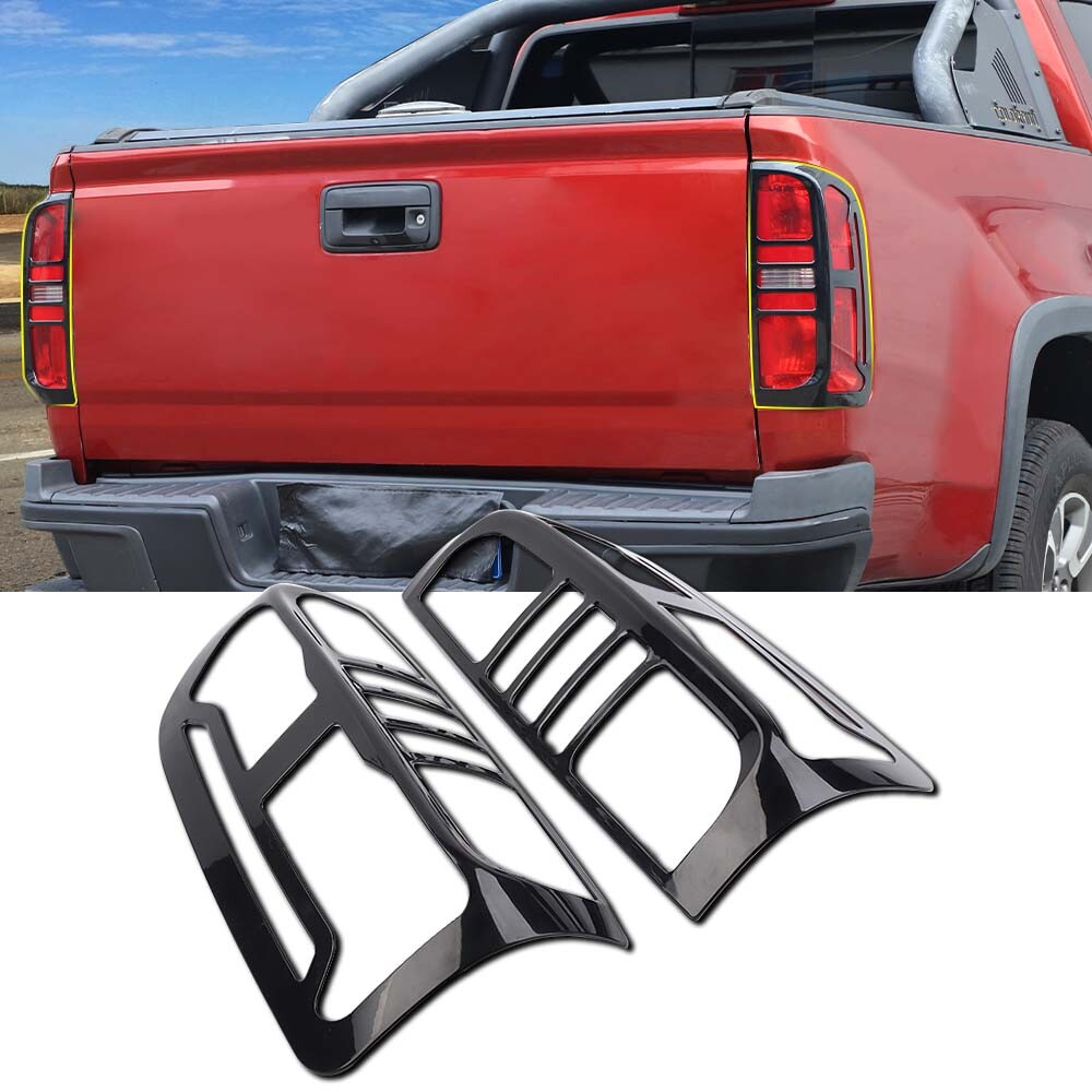 Rear Taillight Lamp Trim Cover Bezel For 2015-2022 Chevy Colorado Accessories