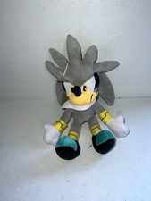 Sonic The Hedgehog Silver The Hedgehog 10 In Plush w/Suction Cup
