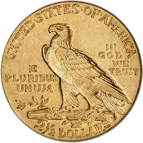 US Gold $2.50 Indian Head Quarter Eagle - Jewelry Grade - Random Date - Picture 2 of 2