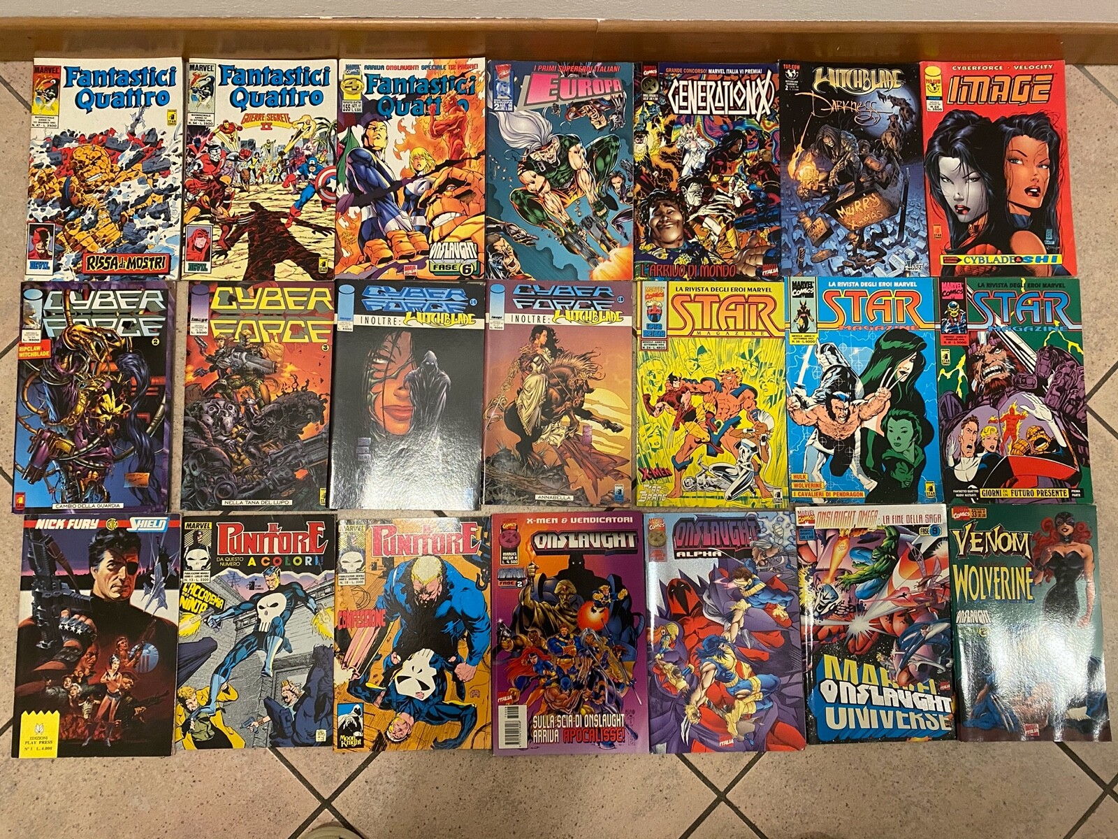 116 Fumetti marvel, x-men, wolverine, spawn, fantastici 4, l'uomo ragno e altri 2022 Nowe artykuły