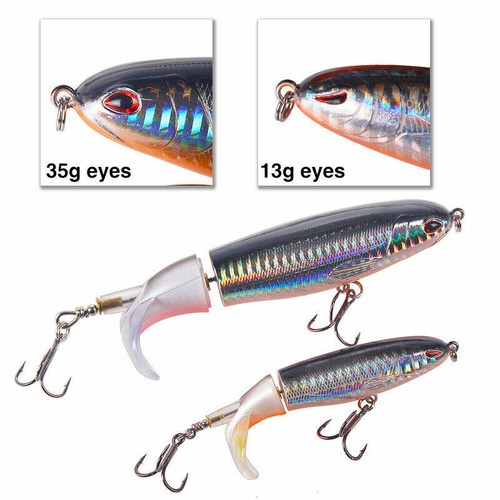 Whopper Plopper Topwater Floating Fishing Lures Rotating Tail for Bass-4 - 5.5" - Picture 10 of 27