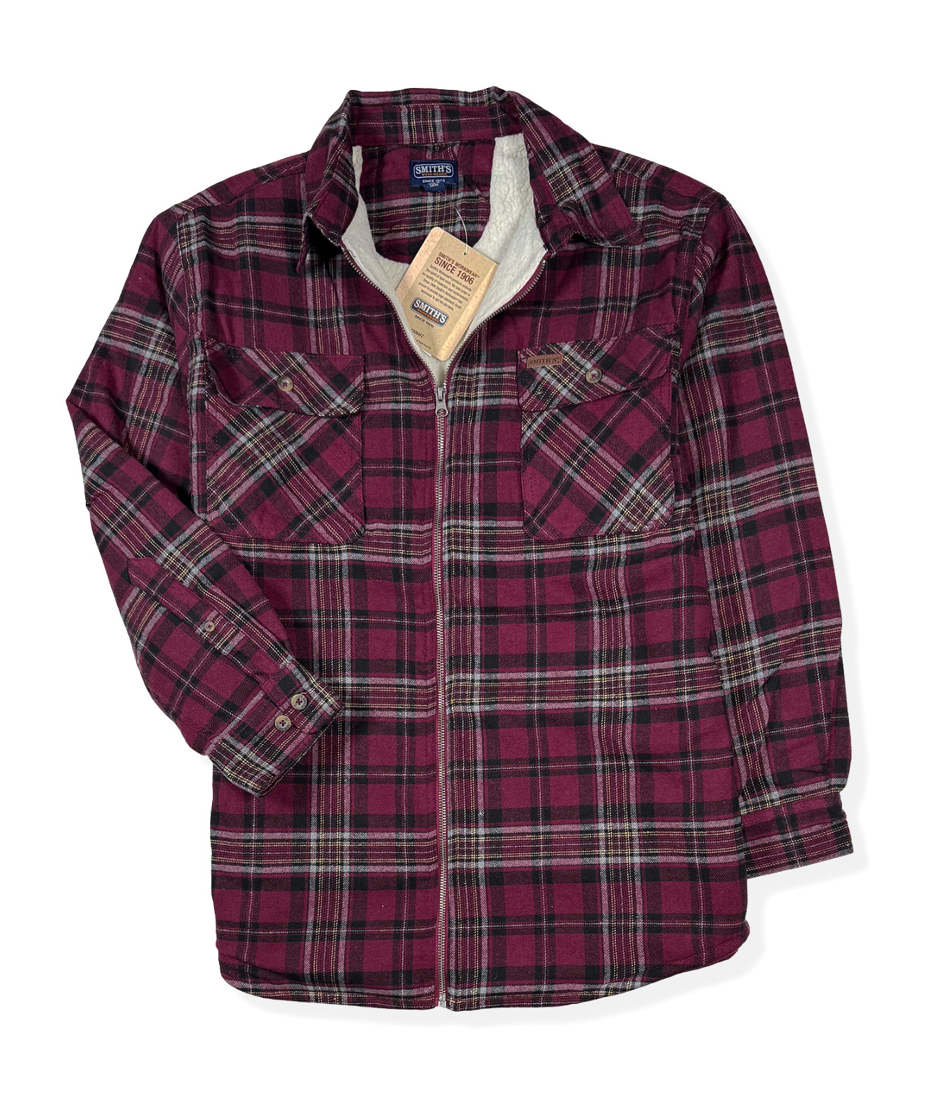 Рабочая одежда Smiths фланелевая рубашка с подкладкой Shepa - NWT Mens Medium - 45757-FL1 7990₽