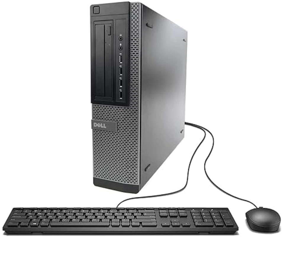 Fast DELL i5 QUAD DESKTOP TOWER PC & TFT COMPUTER SET 16GB WINDOWS10 HDD & SSD - Image 2 of 4