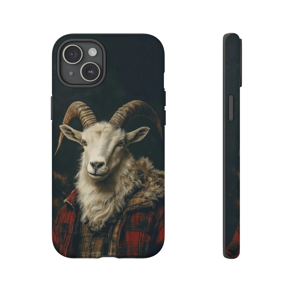 Funny mountain goat iPhone case for 16 15 14 13 Plus Pro Max