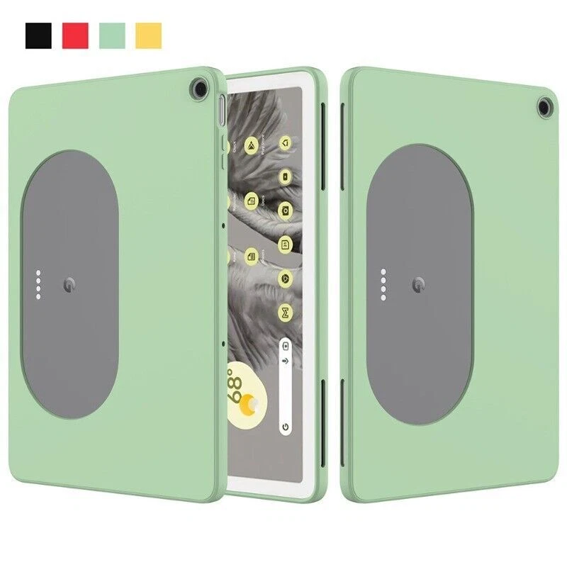 Liquid Silicone Shockproof Case Soft Cover For Google Pixel Tablet 11" 2023 - Image 2 of 4