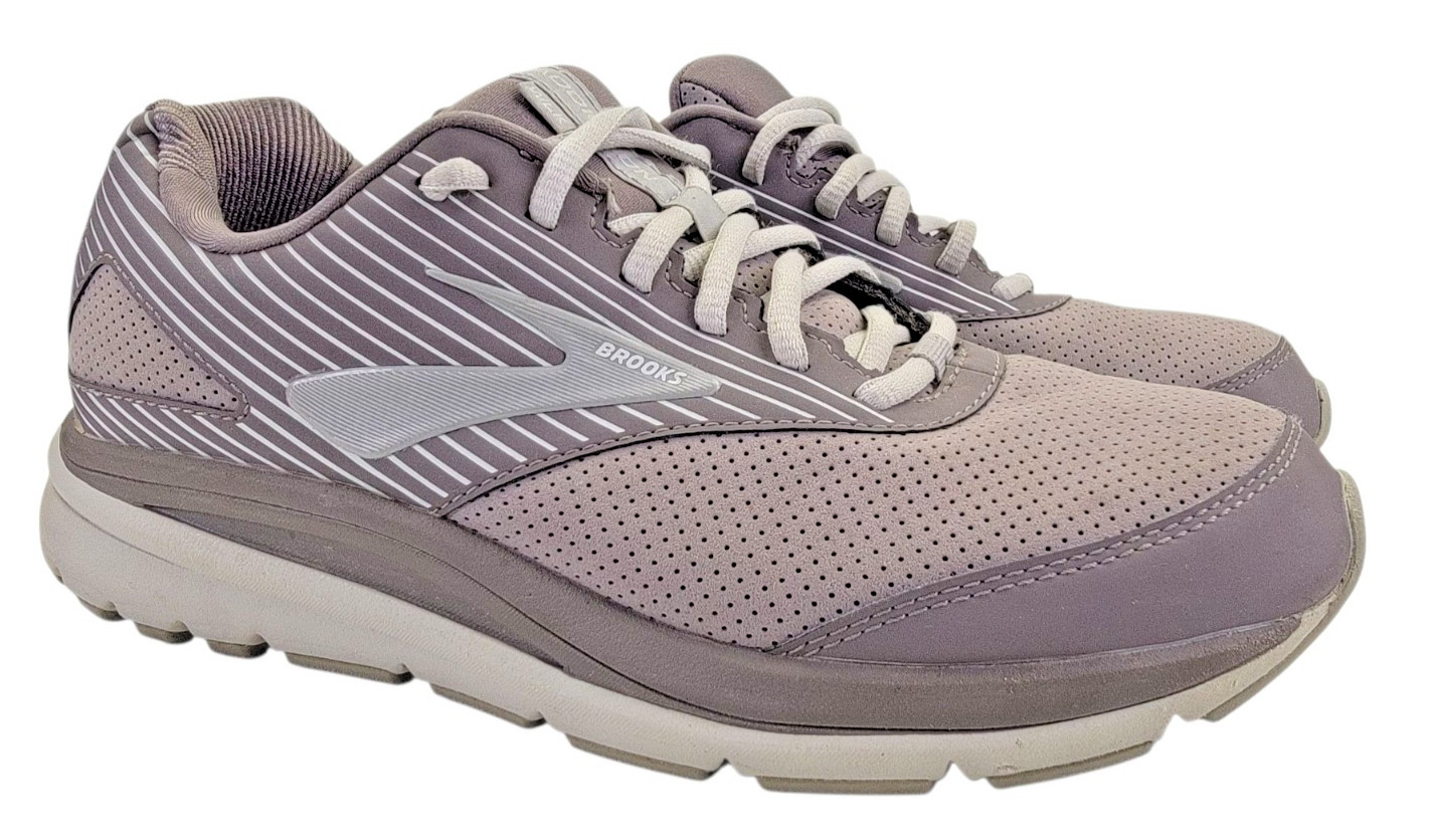 Brooks Addiction Walker Women's Purple Suede 2 Walking Shoes Size 10 B