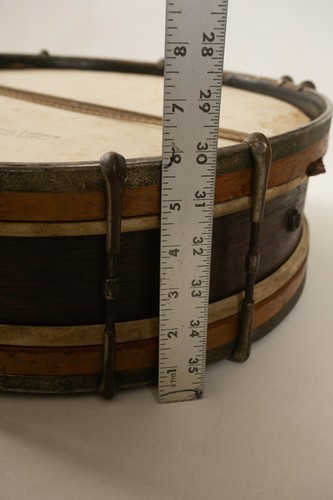 Caja de madera Kohler & Chase con palos (UE2/JSF6) 10 tacos antigua 1889 Ludwig - Imagen 6 de 24