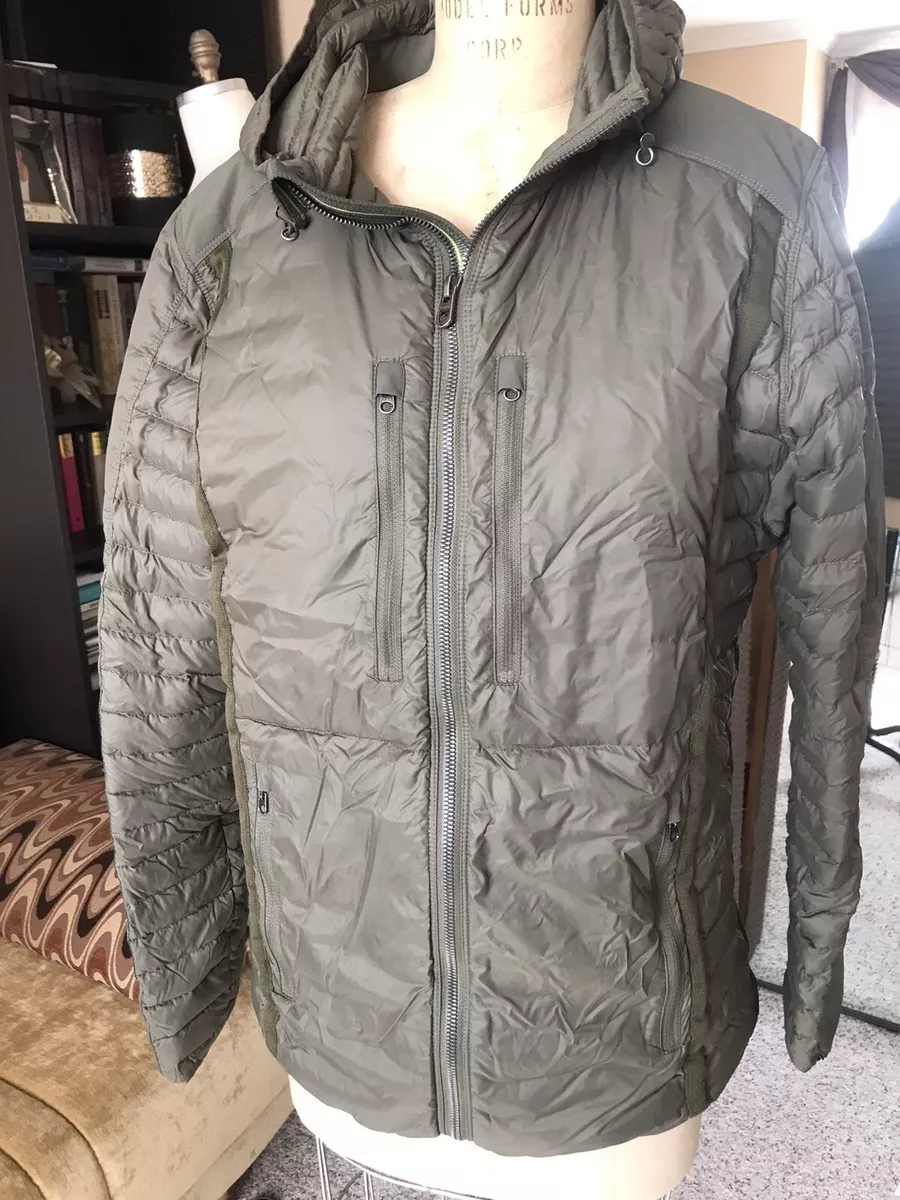 kuhl spyfire Goose down Puffer Hoodie LightJacket Women's Sz S