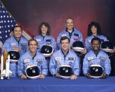 New NASA Photo: Final Crew of the Space Shuttle Challenger - 6 Sizes 