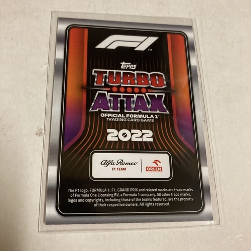 Zhou Guanyu 2022 Topps Turbo Attax Superstar #316 Pink Parallel F1 - Picture 2 of 4