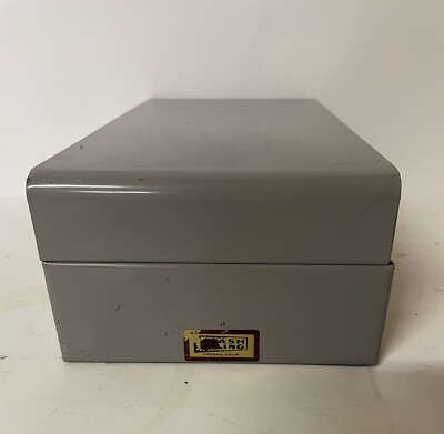 Vintage Flash Filing Card Metal Filing Box