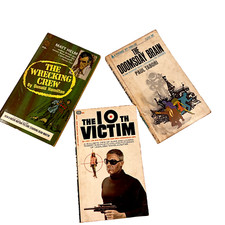 THE WRECKING CREW ('60) DOOMSDAY BRAIN ('67) THE 10th VICTIM ('65) Lot of 3 PPB