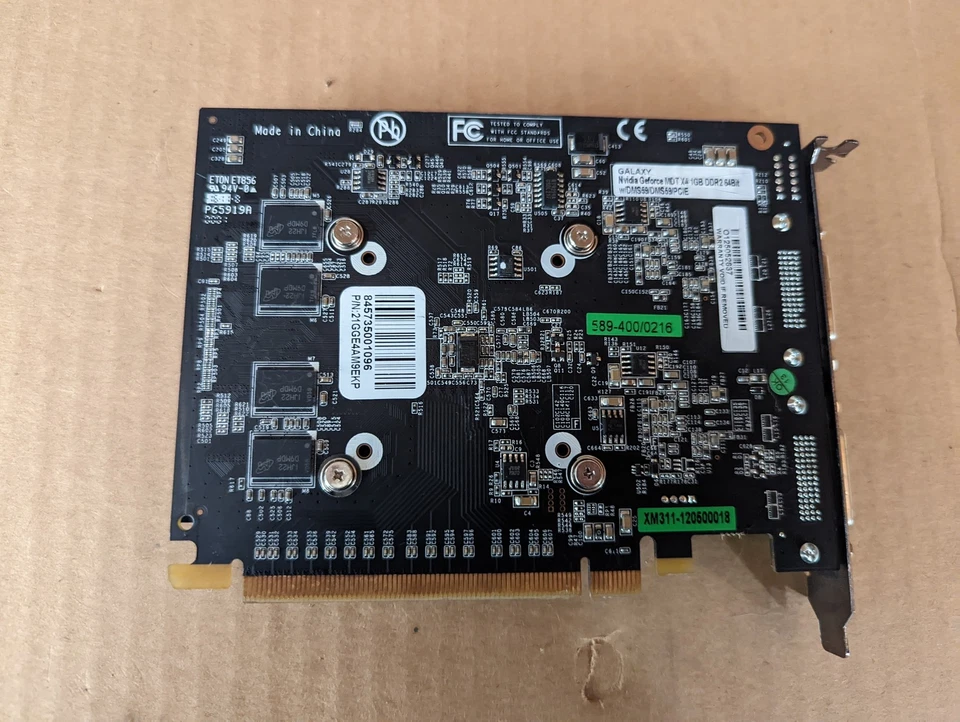 GALAXY 21GGE4AM9EKP MDT X4 GEFORCE 210 MULTI DISPLAY 1GB 64-BIT DDR2 N5-3(8) - Image 3 of 4