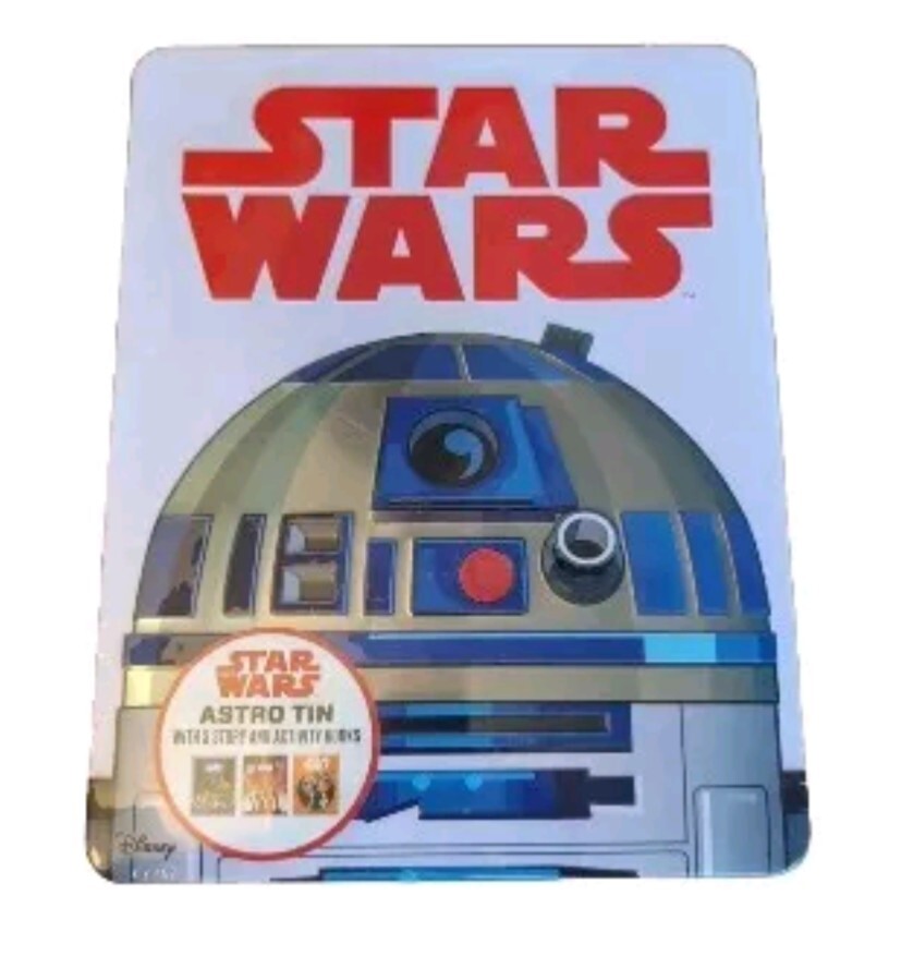 STAR WARS ASTRO TIN Complete With Three Story And Activity Books. Disney Fun.